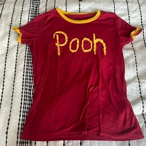Red Winnie the Pooh shirt from BoxLunch, only worn a few times, very soft